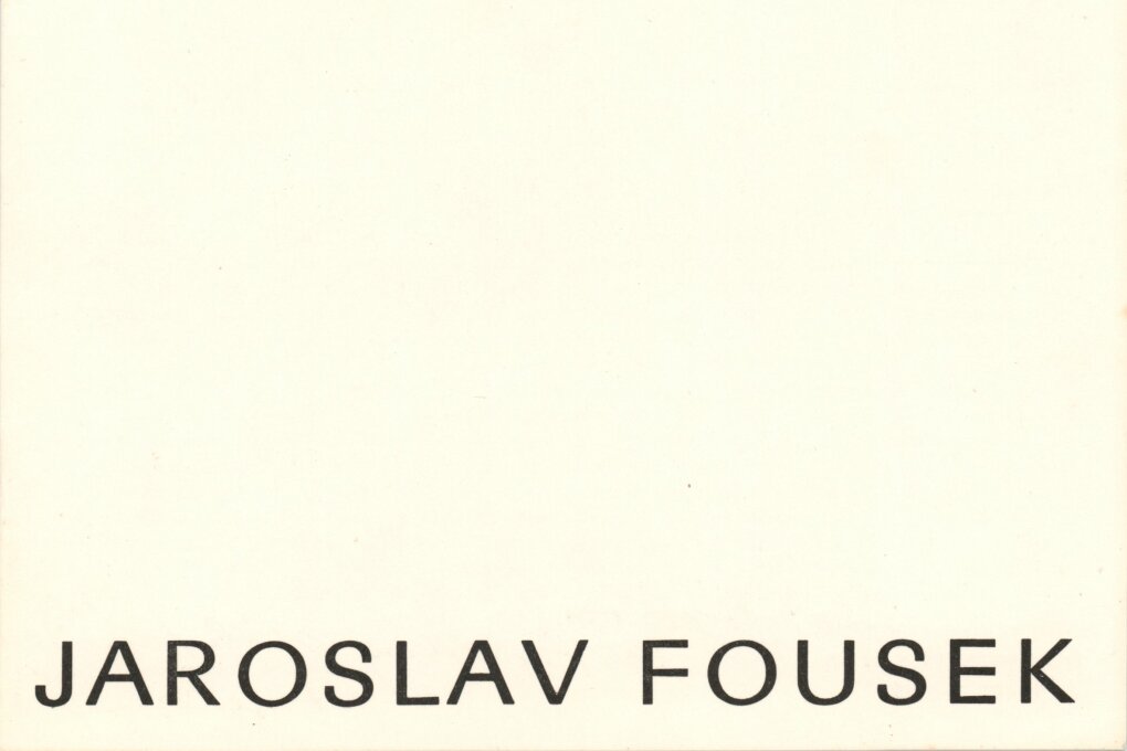 Jaroslav Fousek – obrazy, kresby
